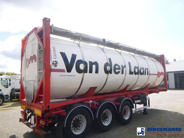 Tankcontainer Holvrieka Food tank container inox 30.7 m3 / 1 comp / 30 ft