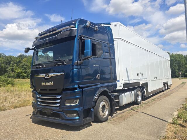 Autotransporter LKW MAN TG3 GX 18.510 Ultra + Rolfo 121, 6 cars