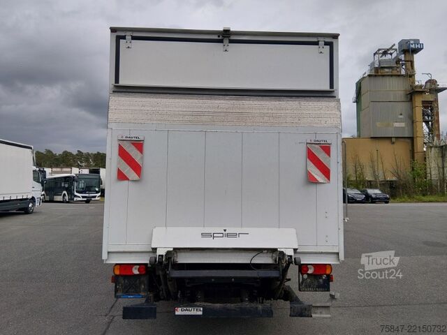 камион-фургон Iveco EuroCargo ML 75 E 19/P LBW Türe im Koffe