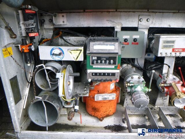 Nádrž L.A.G. Fuel tank alu 50.5 m3 / 5 comp + pump/counter