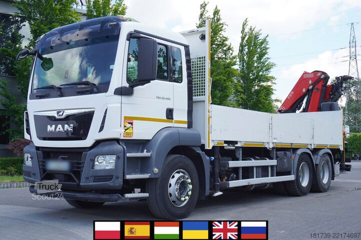 Platforma su kranu MAN TGS 26.420 6x4 / Fassi F215A.2.24