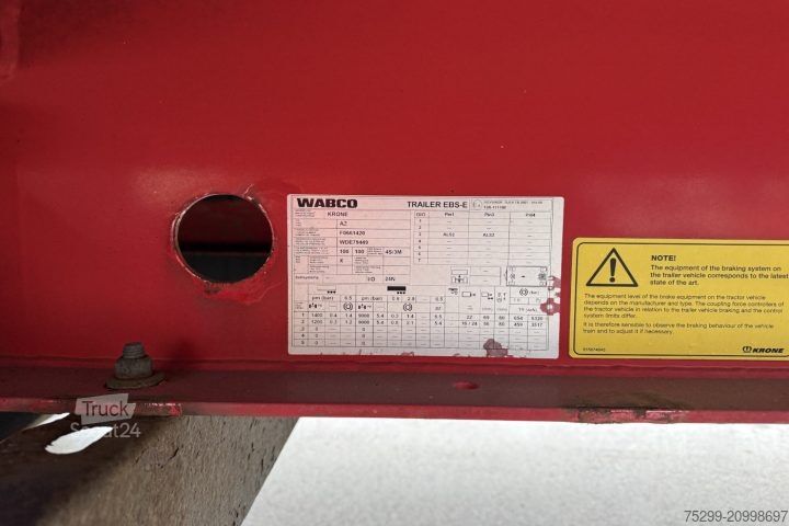 Remorque ouverte avec bâche Krone AZ Plane+HB / Swiss-Vehicle