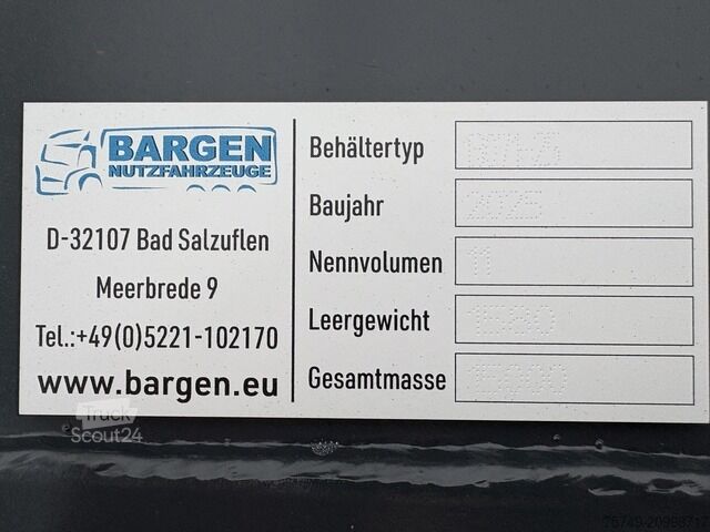 Remorque à châssis interchangeable ungesetzt Abrollcontainer Standart 4.5m x 2.38m x 0.75m sofort verfügbar!