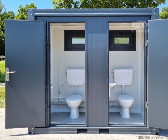 Bathroom container Elipo® WC Container Toillete Sanitärcontainer Mann/Frau NEU