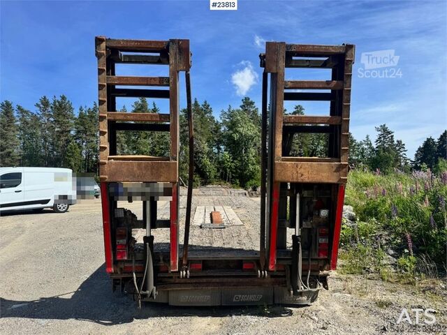 Tieflader McCauley MAC machinery trailer with hydraulic loading ramps