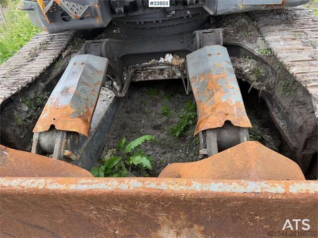 Pelle sur chenilles Volvo ECR305CL excavator w/ GPS, sanding bucket and roto