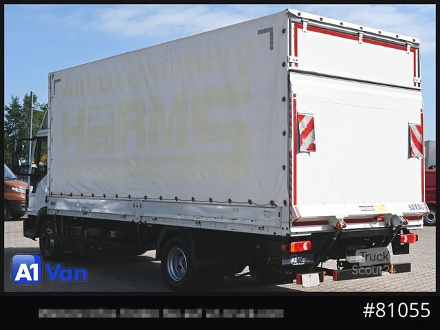 Aangepaste bestelwagen IVECO Eurocargo 80E19 Pritsche Plane, LBW, Luftfederung