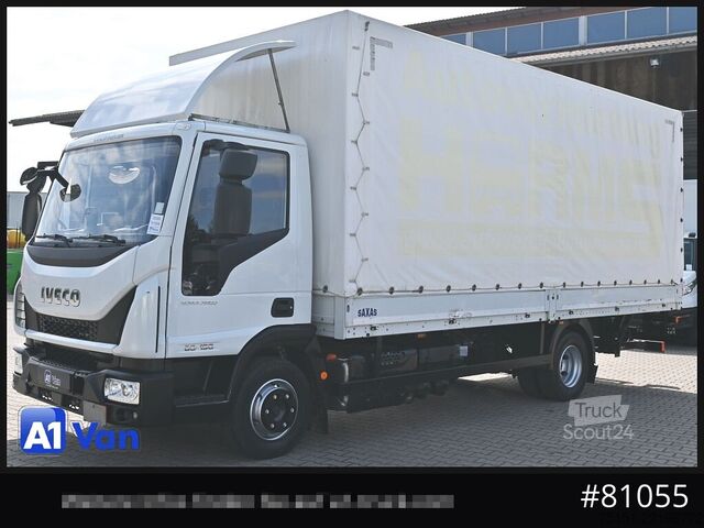 Aangepaste bestelwagen IVECO Eurocargo 80E19 Pritsche Plane, LBW, Luftfederung