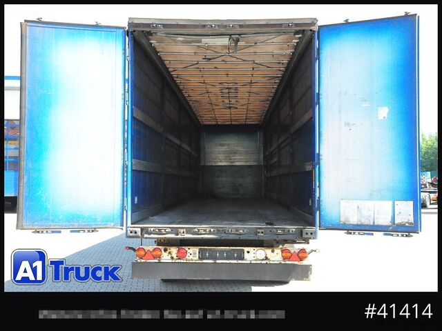 Brandalı açık yarı römork KOEGEL S 24 Tautliner, Code XL, BPW,  1 Vorbesitzer, VDI 2700