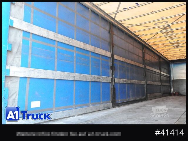 Brandalı açık yarı römork KOEGEL S 24 Tautliner, Code XL, BPW,  1 Vorbesitzer, VDI 2700