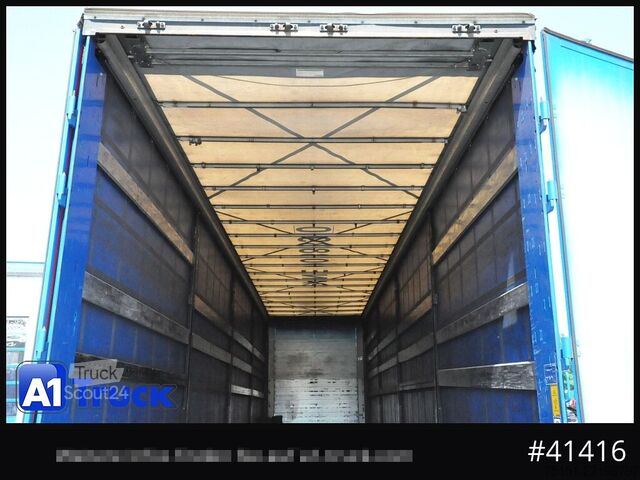 Brandalı açık yarı römork KOEGEL S 24 Tautliner, Code XL, BPW,  1 Vorbesitzer, VDI 2700