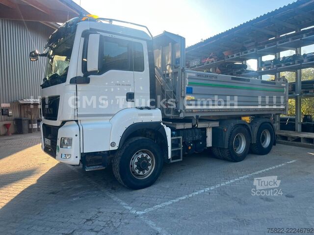 Trójstronna wywrotka MAN TGS 33.500 / Manual /Meiller BORDMATIK/WENIG KM