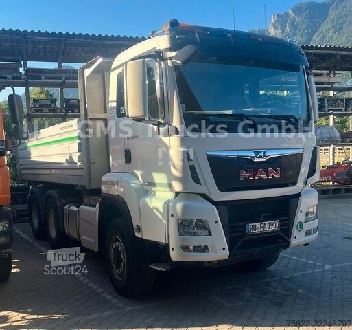 Wywrotka MAN TGS 33.500 / 6X6 / Manual / Meiller BORDMATIK