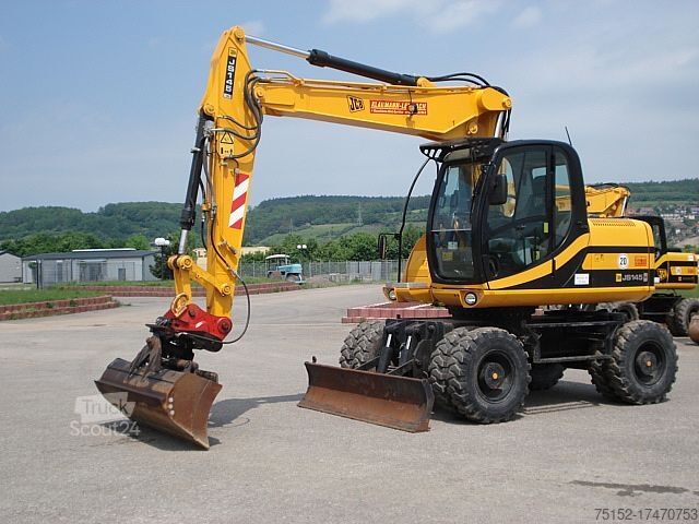 Gravemaskin på hjul JCB JS 145 W