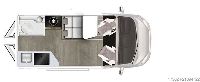 عربة تخييم KARMANN Duncan 550 CMT-Aktion nähe Stuttgart, Solaranlag