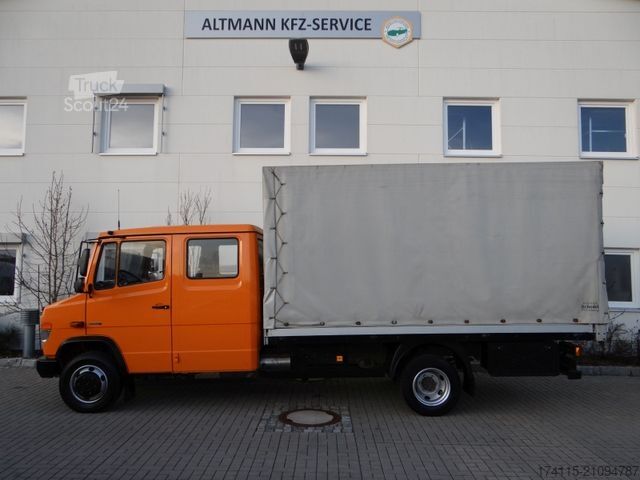 Transporter mit Pritsche & Plane MERCEDES-BENZ vario 816D Doppelkabine guter Zustand