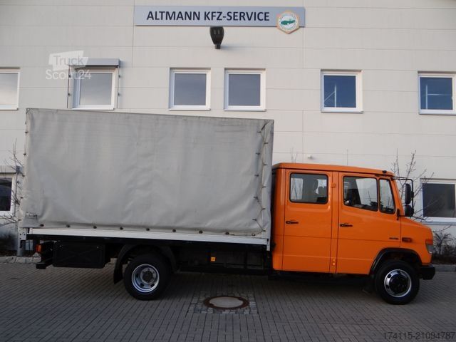 Transporter mit Pritsche & Plane MERCEDES-BENZ vario 816D Doppelkabine guter Zustand