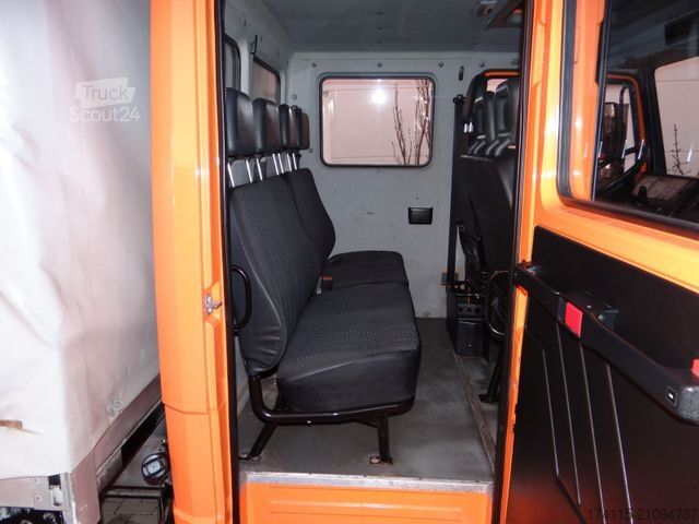 Transporter mit Pritsche & Plane MERCEDES-BENZ vario 816D Doppelkabine guter Zustand