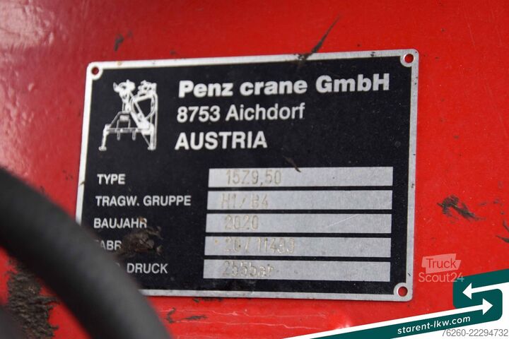 Houttransportwagen VOLVO FH 500 6x4 Penz Kabinenkran 15Z9 Leder Xenon Alu