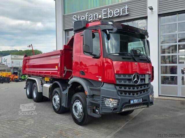 Kipper Mercedes-Benz Arocs 4145 K 8x4 Meiller Bordmatik PPC