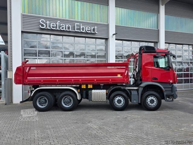 Kipper Mercedes-Benz Arocs 4145 K 8x4 Meiller Bordmatik PPC