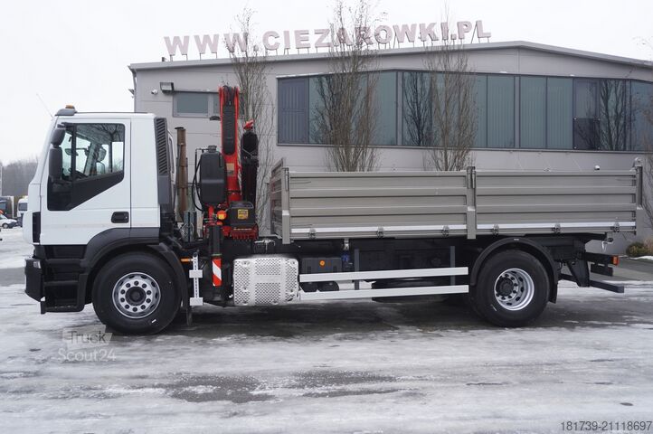 Üç taraflı damperli kamyon Iveco Stralis 19.310 E6 4x2 / Fassi F155A.0.22