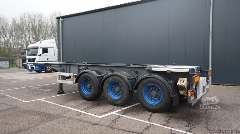 Μεταφορά εμπορευματοκιβωτίων Groenewegen 3 AXLE TANK CONTAINER TRANSPORT TRAILER 20