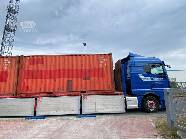 Conteneur d'expédition 20 Fuß Seecontainer / top Lagercontainer dicht & trocken