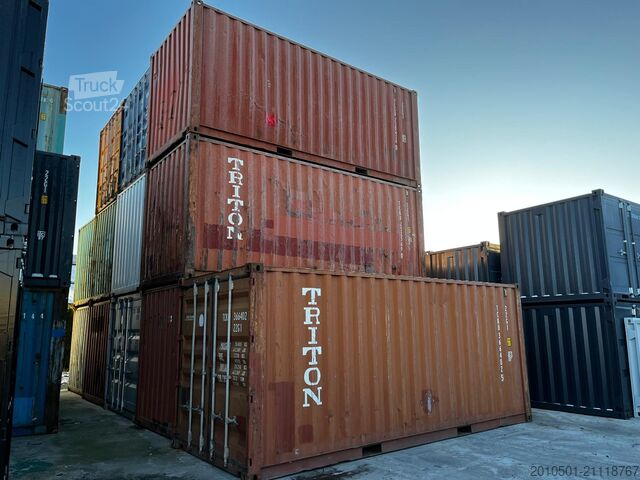 Conteneur d'expédition 20 Fuß Seecontainer / top Lagercontainer dicht & trocken