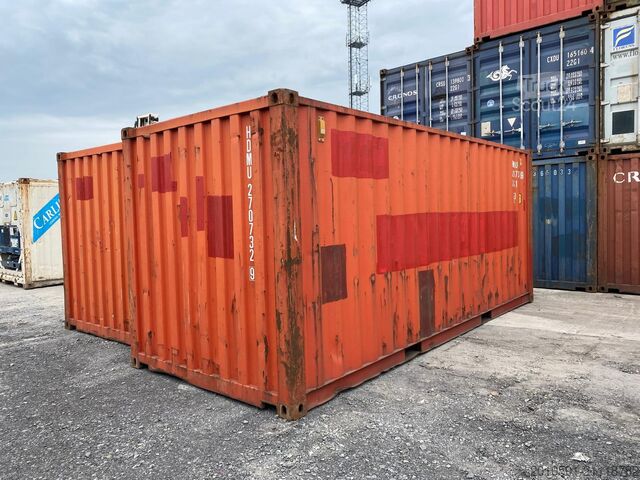 Conteneur d'expédition 20 Fuß Container / dicht & trocken Lagercontainer / Materiallager