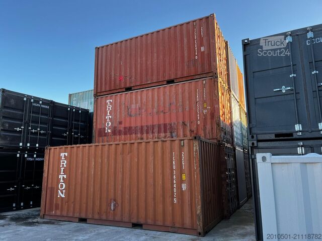 Conteneur d'expédition 20 Fuß Container / dicht & trocken Lagercontainer / Materiallager