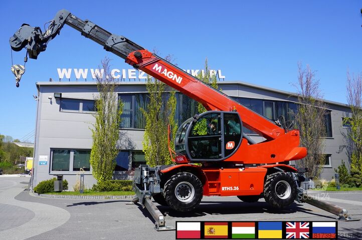 Chargeur télescopique MAGNI RTH 5.26 telescopic loader / Range 26 m