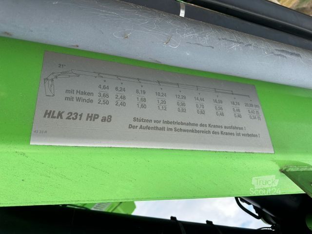 Autokran MAN TGX 26.440 Pritsche Montagekran 25m Seilwinde