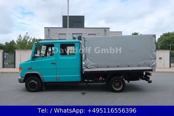 Gardinsided kassevogn MERCEDES-BENZ Nr.257 Vario 614D 1. Hand / DoKa KOMRESSOR