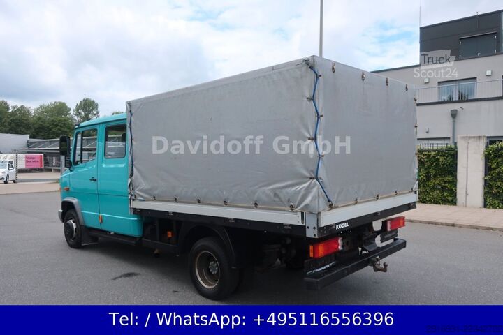 Gardinsided kassevogn MERCEDES-BENZ Nr.257 Vario 614D 1. Hand / DoKa KOMRESSOR