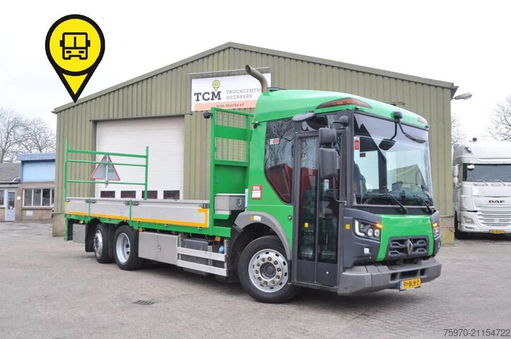Laadplatform Renault D 6x2 320PK OPEN-LAADBAK 90.528km