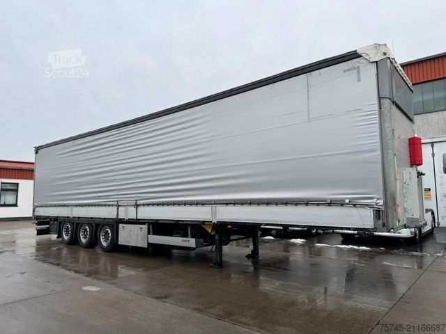 Semirremolque abierto con toldo SCHMITZ CARGOBULL SCB*S3T *  * HUBDACH * LIFTACHSE *VERZINKT*