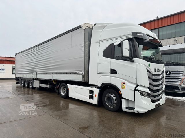 Yüksek hacimli çekici IVECO S-WAY 530 * RETARDER * 2 X TANK * MIT AUFLIEGER
