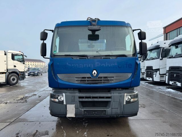 Camión portacontenedores de gancho RENAULT PREMIUM 320 * LENK & LIFTACHSE * GREIFER * KRAN*