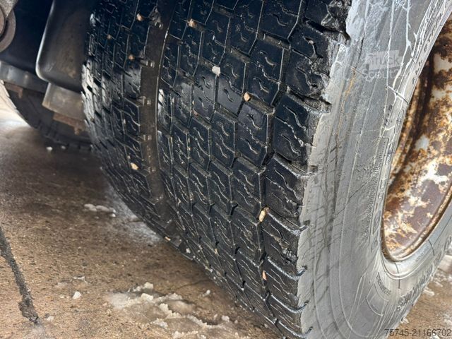 Camión portacontenedores de gancho RENAULT PREMIUM 320 * LENK & LIFTACHSE * GREIFER * KRAN*