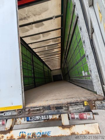 Open oplegger met zeil KRONE SD