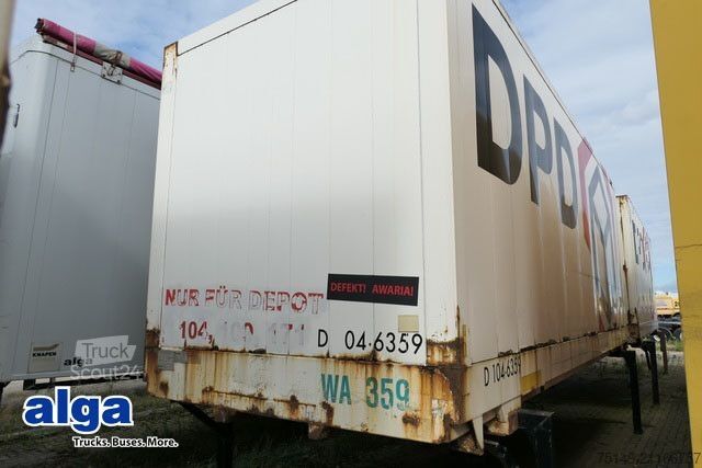 Wissellaadbak vrachtwagen Krone 7.3 RST, Wechselkoffer, BDF, 7.300mm lang