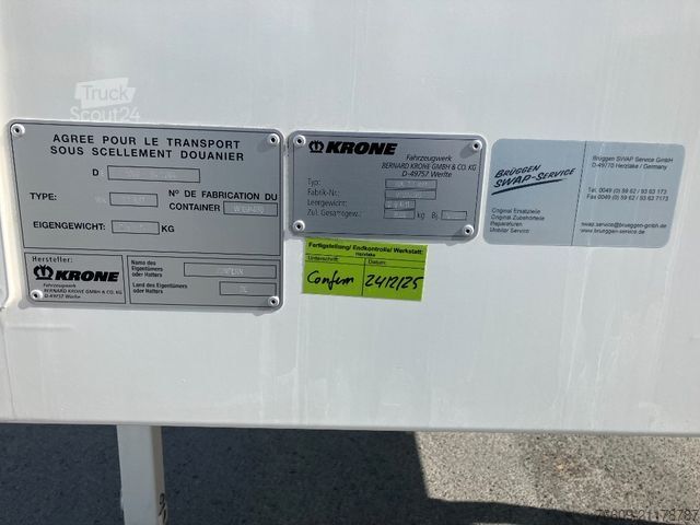 Wissellaadbak oplegger KRONE Wechselbrücke Koffer