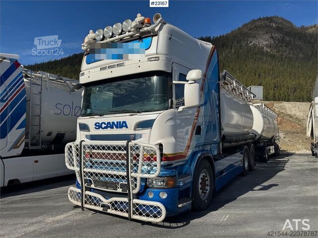  Scania R730 6x2 Tank Truck with Tank Trailer – Rear Tippi