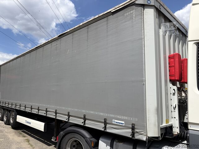 отворено полуремарке с брезент Krone Profi Liner SDP 27