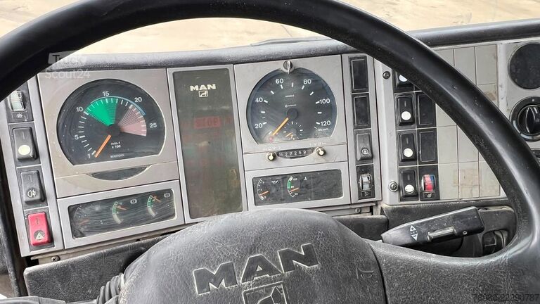 Važiuoklė su kabina MAN 35.410 (MANUAL PUMP / POMPE MANUELLE / 6 CYLIND...