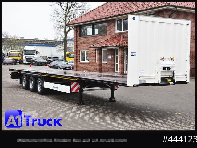 Semi-remorque plateau KRONE 5 x SD, Mega, Twistlock, Container, NEU, ohne Zulassung
