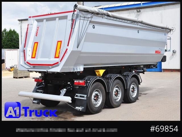 Tipper semitrailer BENALU Mega  28m³ Lift Stahl  SAF Hardox