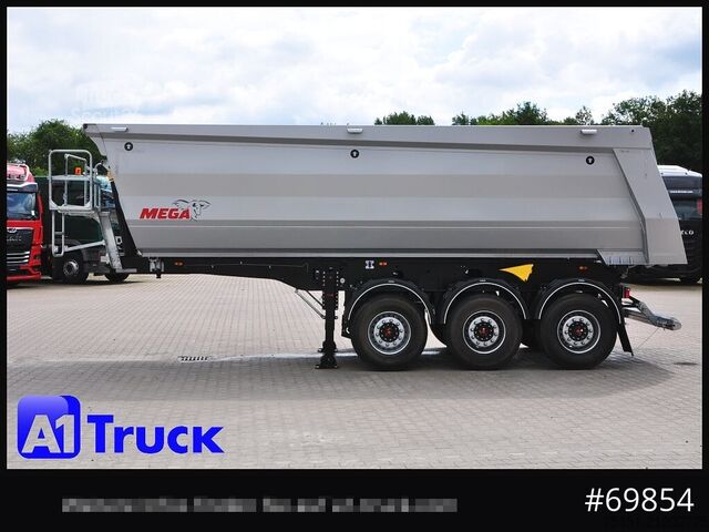 Tipper semitrailer BENALU Mega  28m³ Lift Stahl  SAF Hardox