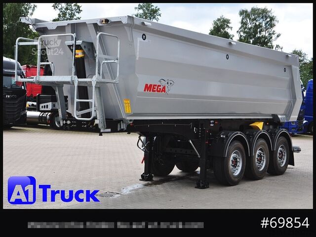Tipper semitrailer BENALU Mega 28m³ Lift Stahl SAF Hardox